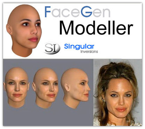 FaceGen Modeler v3.5.3 + FaceGen Customizer v1.3.1 + Hair Models торрент