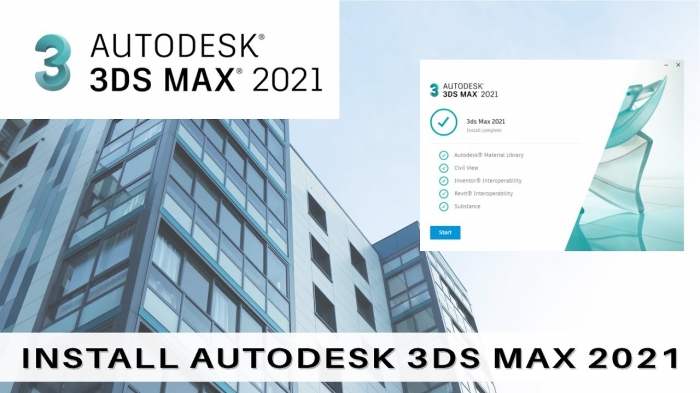 Autodesk 3ds Max 2021 x64 + Crack торрент